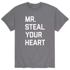 Big & Tall "Mr. Steal Your Heart" Valentine's Day Tee