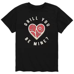 Men's "Grill You Be Mine?" Valentine's Day Tee