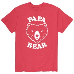 Big & Tall Papa Bear Valentine's Day Tee