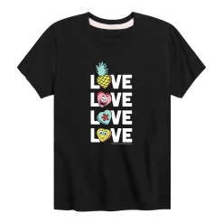 Boys 8-20 SpongeBob Stacked Love Tee