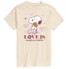 Men's Peanuts Snuggles Cuddles Tee