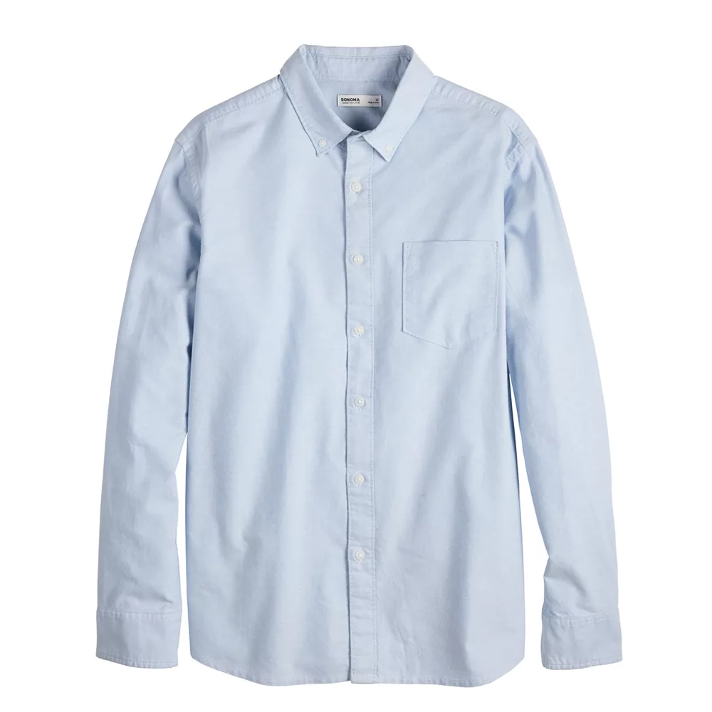 Men's Sonoma Goods For Life® Perfect-Length Button-Down Shirt 30 Men's Sonoma Goods For Life® Perfect-Length Button-Down Shirt - Image 28