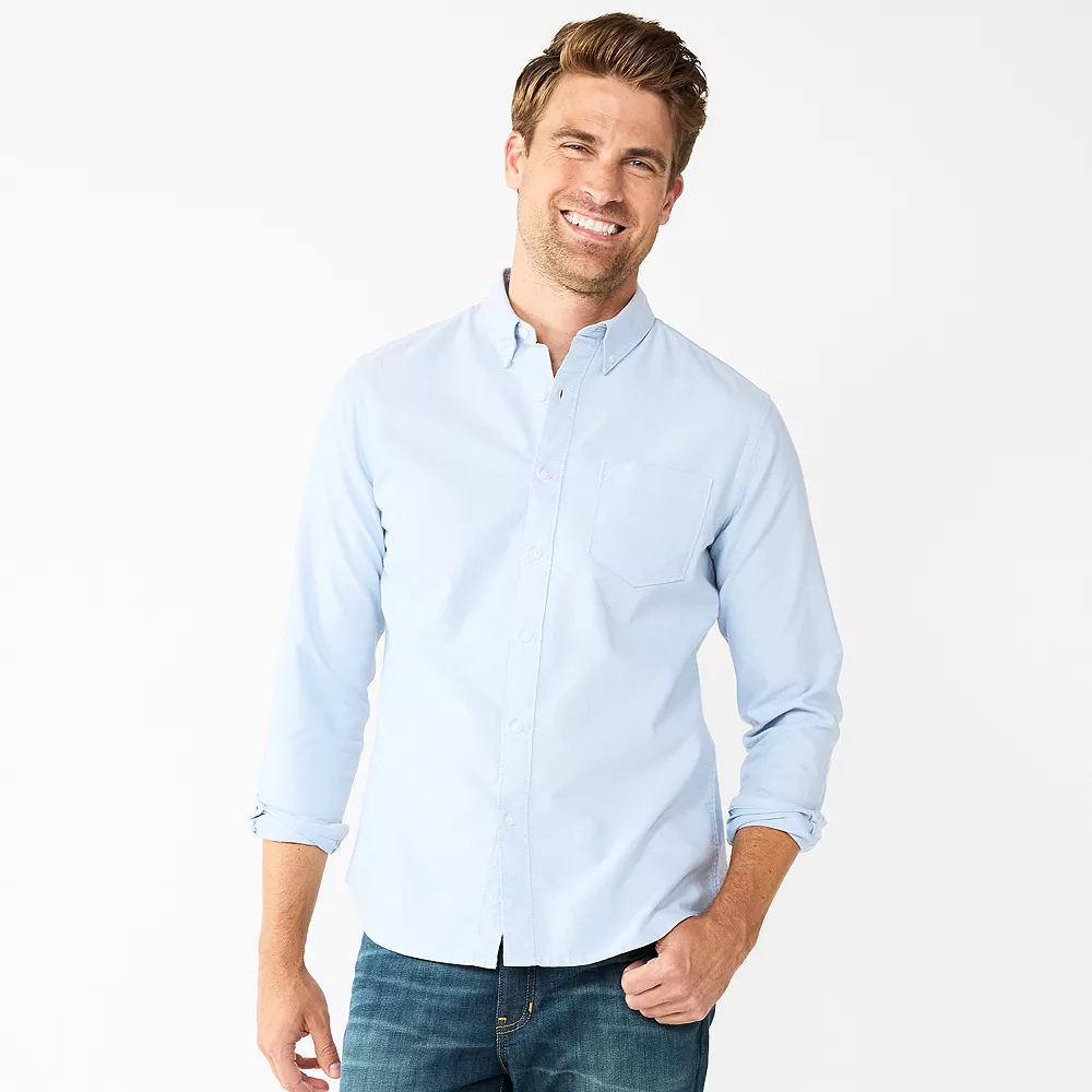 Men's Sonoma Goods For Life® Perfect-Length Button-Down Shirt 17 Men's Sonoma Goods For Life® Perfect-Length Button-Down Shirt - Image 15