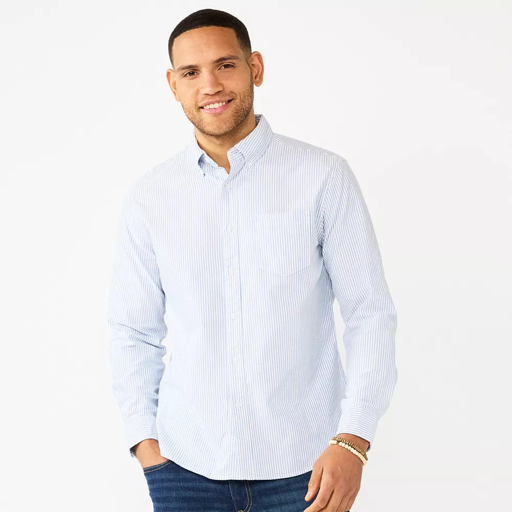 Men's Sonoma Goods For Life® Perfect-Length Button-Down Shirt 13 Men's Sonoma Goods For Life® Perfect-Length Button-Down Shirt - Image 11