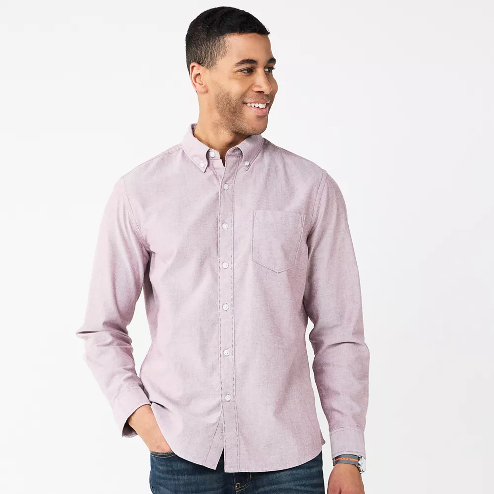 Men's Sonoma Goods For Life® Perfect-Length Button-Down Shirt 22 Men's Sonoma Goods For Life® Perfect-Length Button-Down Shirt - Image 20