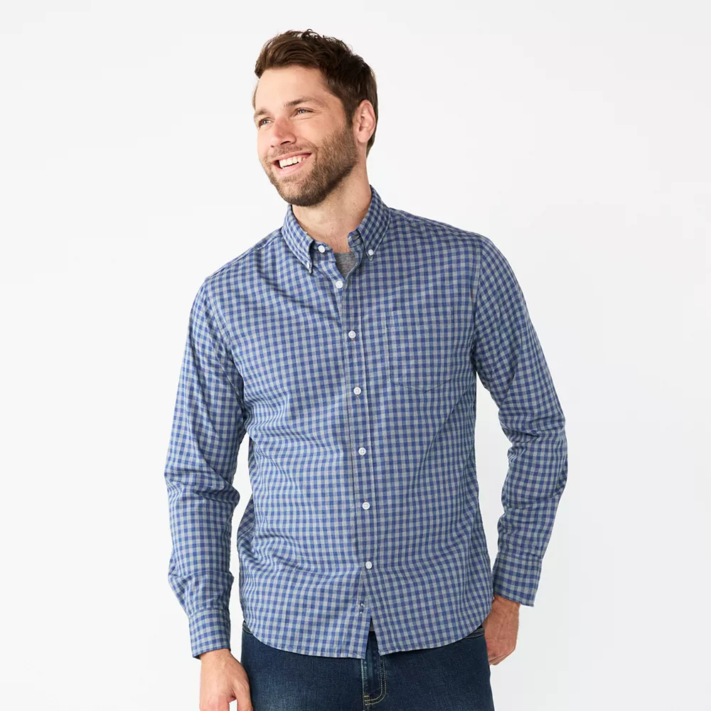 Men's Sonoma Goods For Life® Perfect-Length Button-Down Shirt 6 Men's Sonoma Goods For Life® Perfect-Length Button-Down Shirt - Image 4