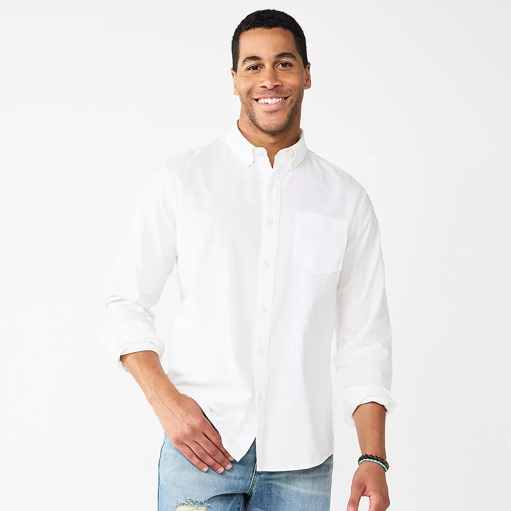 Men's Sonoma Goods For Life® Perfect-Length Button-Down Shirt 7 Men's Sonoma Goods For Life® Perfect-Length Button-Down Shirt - Image 5