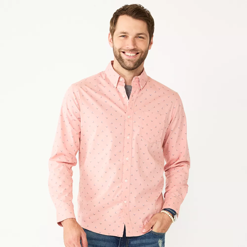 Men's Sonoma Goods For Life® Perfect-Length Button-Down Shirt 25 Men's Sonoma Goods For Life® Perfect-Length Button-Down Shirt - Image 23