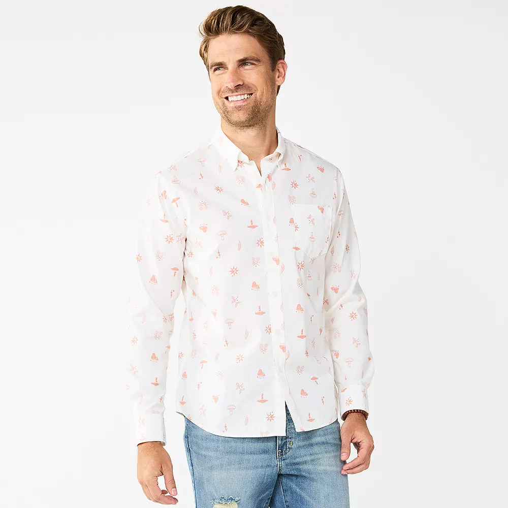 Men's Sonoma Goods For Life® Perfect-Length Button-Down Shirt 11 Men's Sonoma Goods For Life® Perfect-Length Button-Down Shirt - Image 9