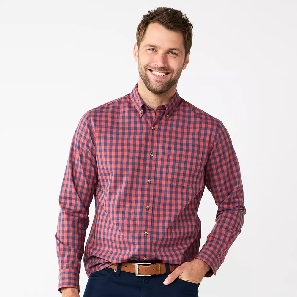 Men's Sonoma Goods For Life® Perfect-Length Button-Down Shirt 21 Men's Sonoma Goods For Life® Perfect-Length Button-Down Shirt - Image 19