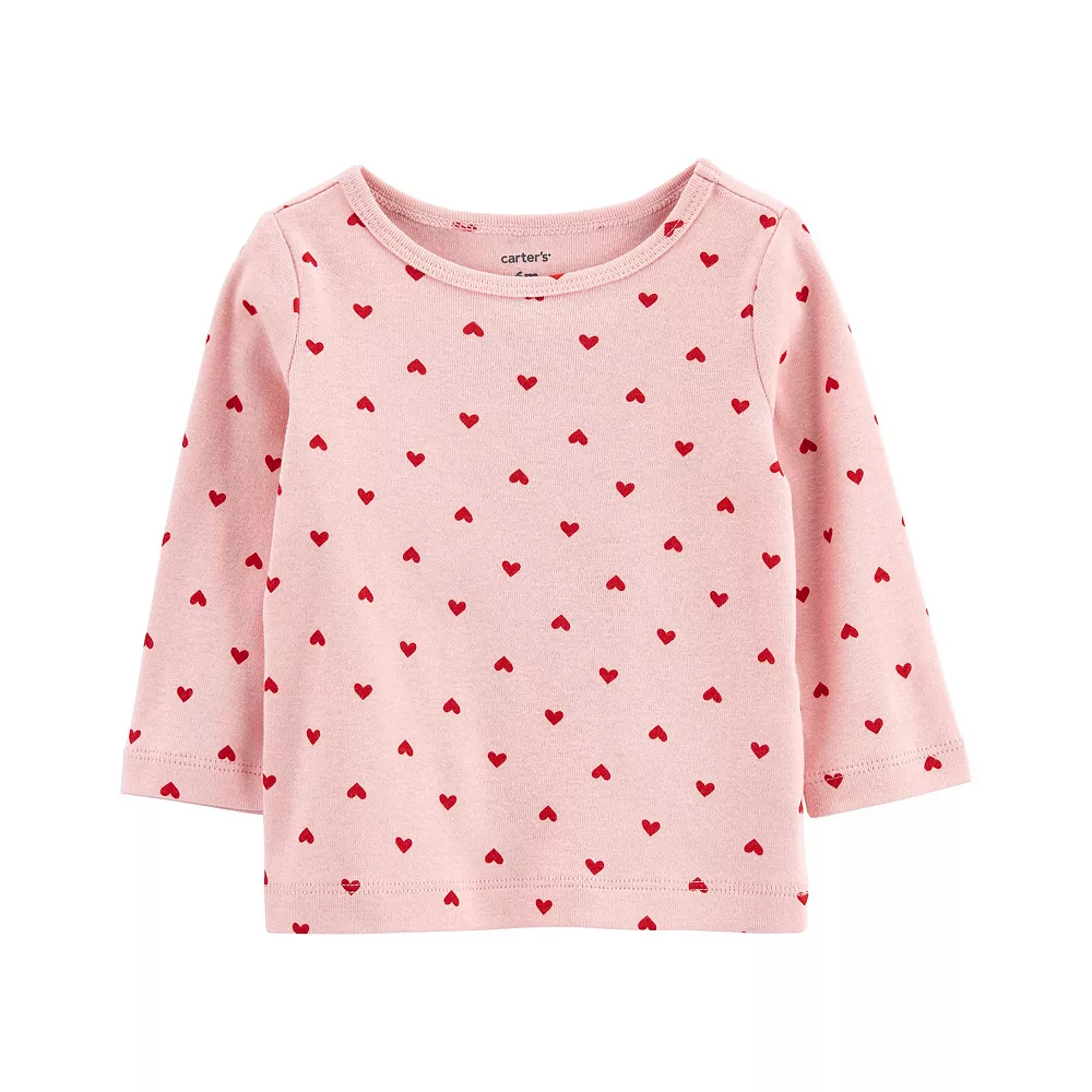 Baby Carter's 3-Piece Heart Tee & Jumper Set 5 Baby Carter's 3-Piece Heart Tee & Jumper Set - Image 3