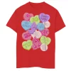 Boys 8-20 Nickelodeon Ren & Stimpy Candy Hearts Mix Graphic Tee