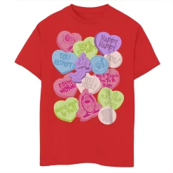 Boys 8-20 Nickelodeon Ren & Stimpy Candy Hearts Mix Graphic Tee
