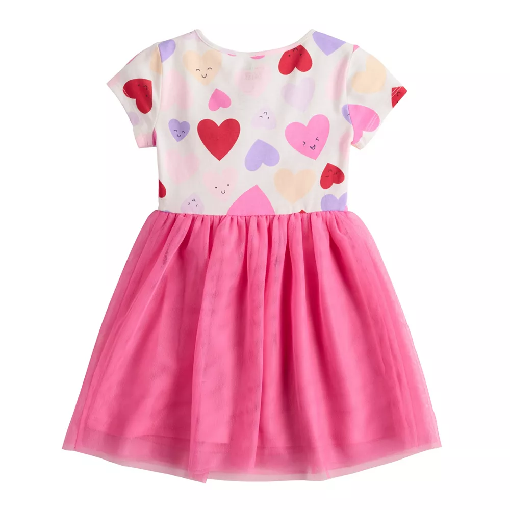Girls 4-12 Jumping Beans® Hearts Tutu Dress 4 Girls 4-12 Jumping Beans® Hearts Tutu Dress - Image 2