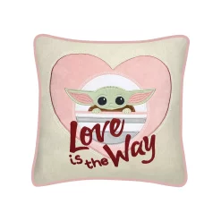 Celebrate Together™ Valentine's Day Disney's Grogu Love is the Way Throw Pillow