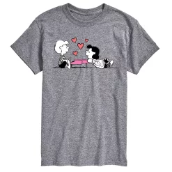 Men's Peanuts Lucy Heart Thoughts Tee