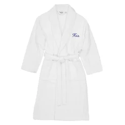 Men's Linum Home Textiles Turkish Cotton Embroidered ''His'' Terry Bathrobe 13 Men's Linum Home Textiles Turkish Cotton Embroidered ''His'' Terry Bathrobe -Cotton Sales Store 5966990 ALT2