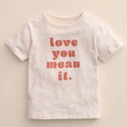 Kids 4-8 Little Co. by Lauren Conrad Organic "Love You Mean It" Graphic Tee