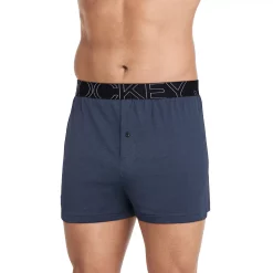 Men's Jockey ActiveBlend® Knit 5" Boxers -Cotton Sales Store 6021150 Blue
