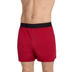Men's Jockey ActiveBlend® Knit 5" Boxers -Cotton Sales Store 6021150 Boysenberry