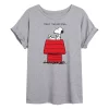 Juniors' Peanuts Snoopy "Dear Valentine" Oversized Graphic Tee -Cotton Sales Store 6030262