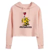 Juniors' Peanuts Woodstock "TrueLove" Cropped Graphic Hoodie -Cotton Sales Store 6030380