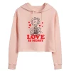 Juniors' Peanuts Pigpen "Love Is Messy" Cropped Hoodie -Cotton Sales Store 6030395