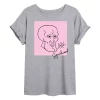 Juniors' SpongeBob XOXO Flowy Tee -Cotton Sales Store 6030707
