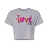Juniors' Barbie® Love Cropped Graphic Tee -Cotton Sales Store 6032238