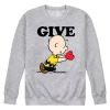 Men's Peanuts Give Sweatshirt