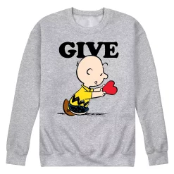 Men's Peanuts Give Sweatshirt