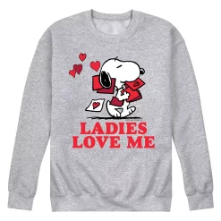 Men's Peanuts Ladies Love Me Sweatshirt