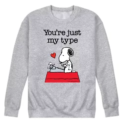 Men's Peanuts Just My Type Sweatshirt