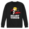 Men's Peanuts Heartthrob Sweatshirt -Cotton Sales Store 6032331