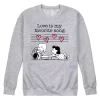 Men's Peanuts Lucy Piano Sweatshirt -Cotton Sales Store 6032333