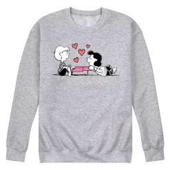 Men's Peanuts Lucy Hearts Sweatshirt