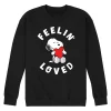 Men's Peanuts Feelin Loved Sweatshirt -Cotton Sales Store 6032336