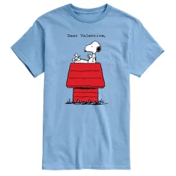 Men's Peanuts Dear Valentine Snoopy Tee