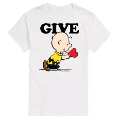 Big & Tall Peanuts Give Tee