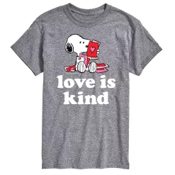 Big & Tall Peanuts Love Is Kind Tee