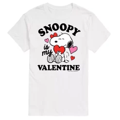 Big & Tall Peanuts Snoopy Valentine Tee