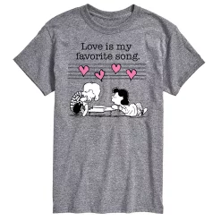 Big & Tall Peanuts Lucy Valentine Tee