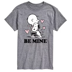 Big & Tall Peanuts Be Mine Tee