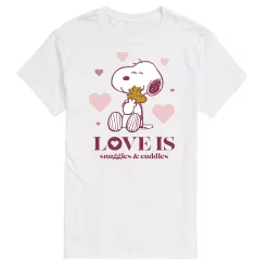 Big & Tall Peanuts Snuggles Cuddles Tee
