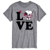 Big & Tall Peanuts Love Snoopy Tee