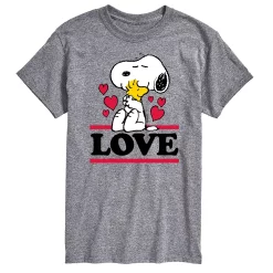Big & Tall Peanuts Love Snoopy Tee