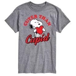 Big & Tall Peanuts Cuter Than Cupid Tee