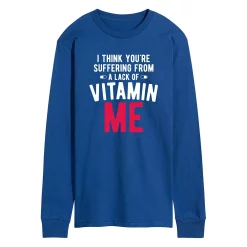 Men's Lack Of Vitamin Me Long Sleeve Tee