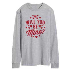 Men's Will You Be Mine Long Sleeve Tee