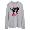 Men's At Least My Cat Loves Me Long Sleeve Tee -Cotton Sales Store 6035195